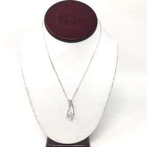 Solid 925 Sterling Silver Heart Pendant Necklace